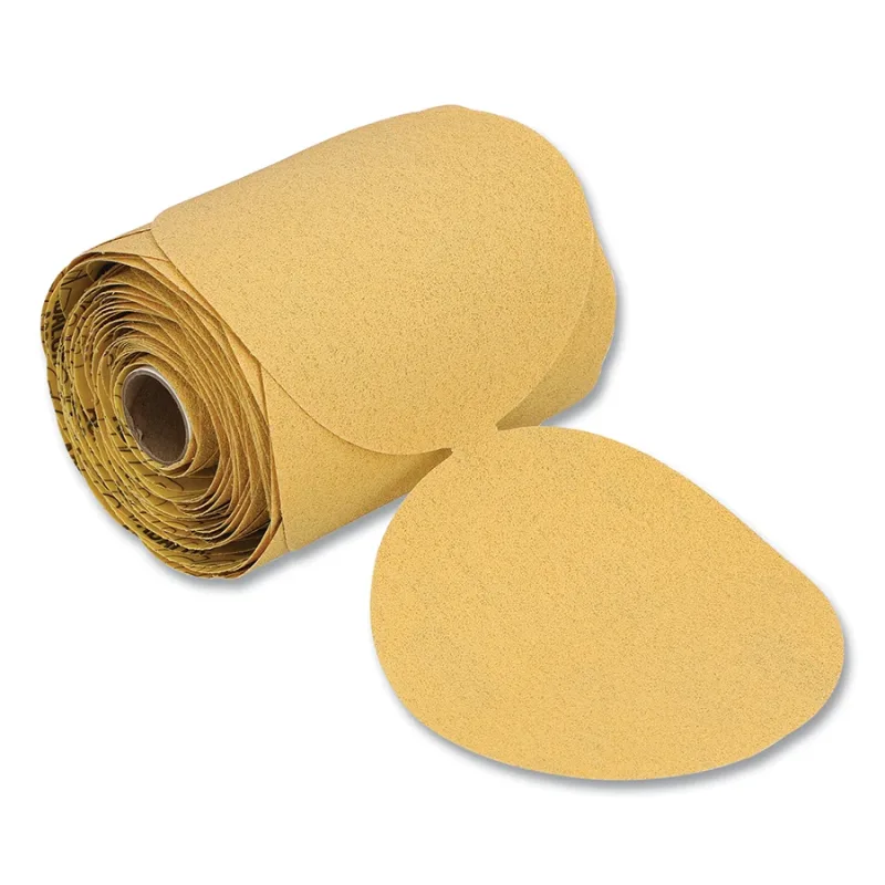 5" GOLD RES NO-FIL PSA DISC RL P80 GRIT ALUM OX