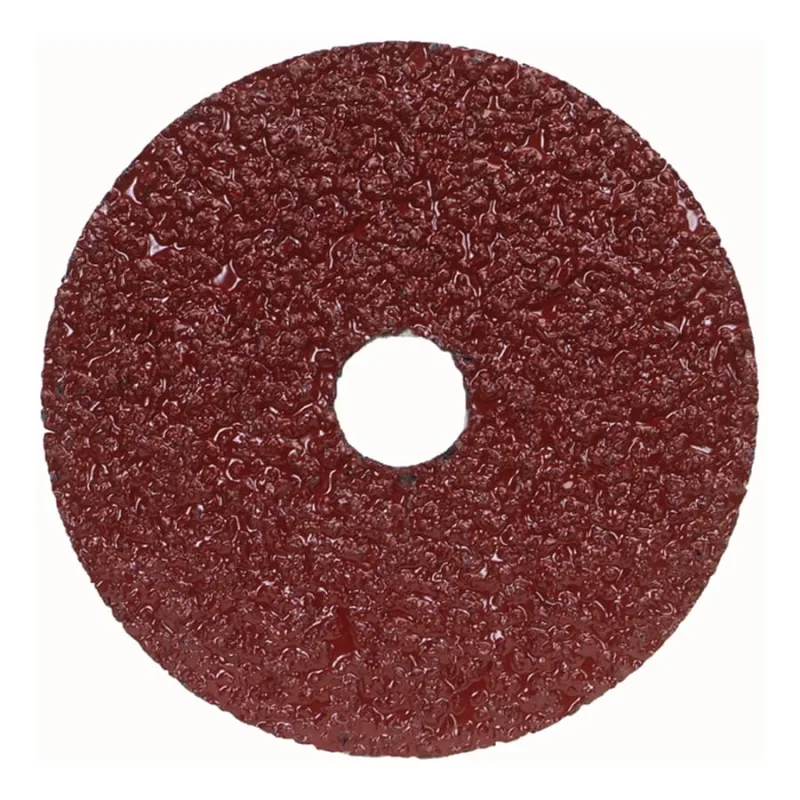 F240 AO Coated Fiber Disc, 5 in x 7/8 in, 120 Grit, Center Mount