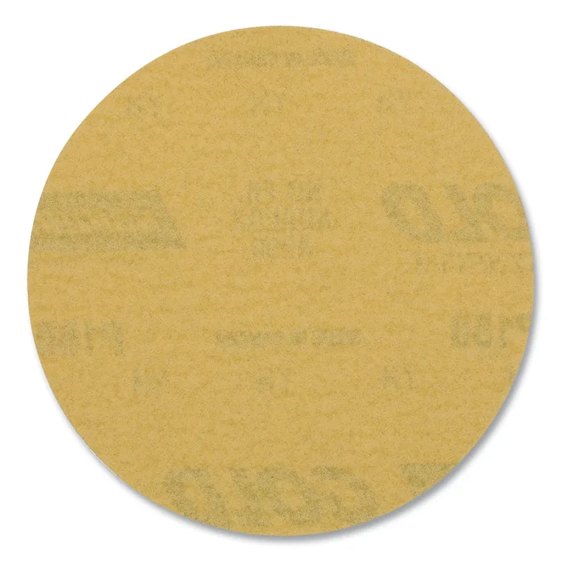 Gold Reserve A296 Paper Disc, Aluminum Oxide, 5 in dia, P150, Hook and Loop