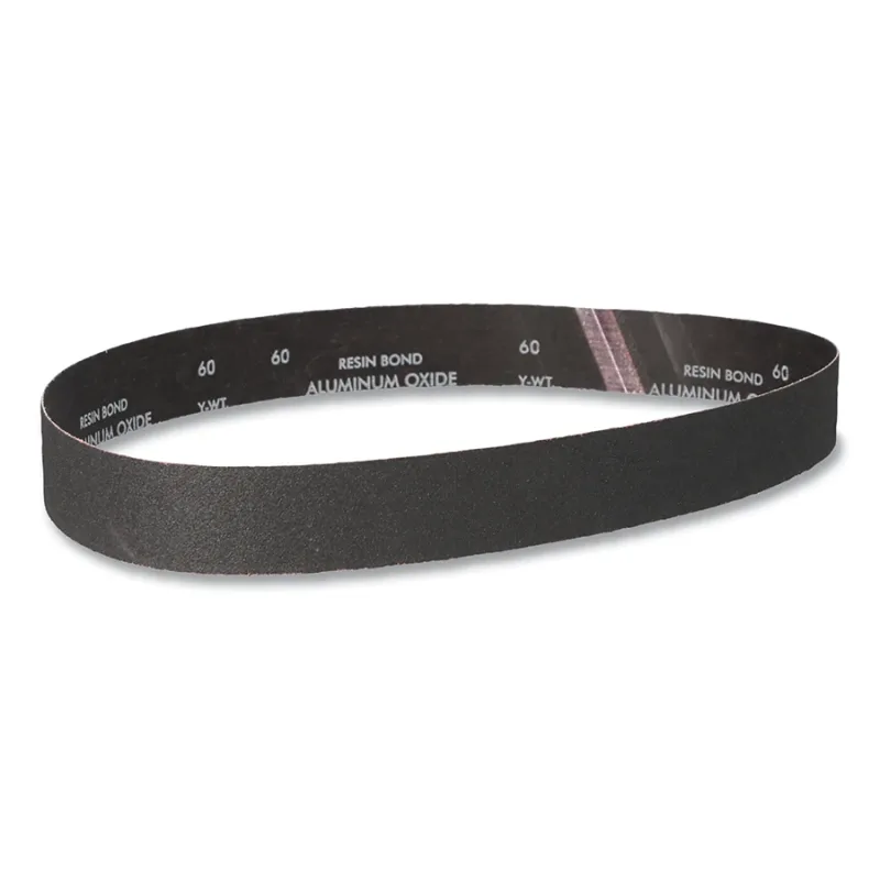 Gemini® R766 Narrow Cloth Benchstand Belt, 2 in W x 48 in L, 60 Grit, Aluminum Oxide