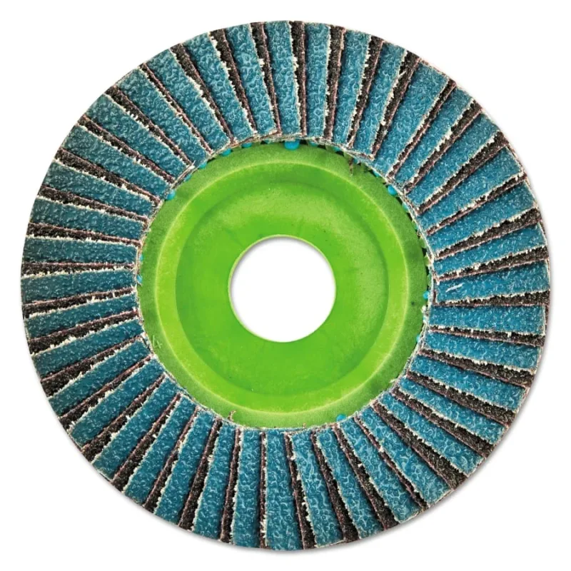 Type 27 Flat Flap Discs, 4 1/2 in Dia, 40 Grit, 7/8 in Arbor, 13,300 rpm (547-66623399004) - additional view 1