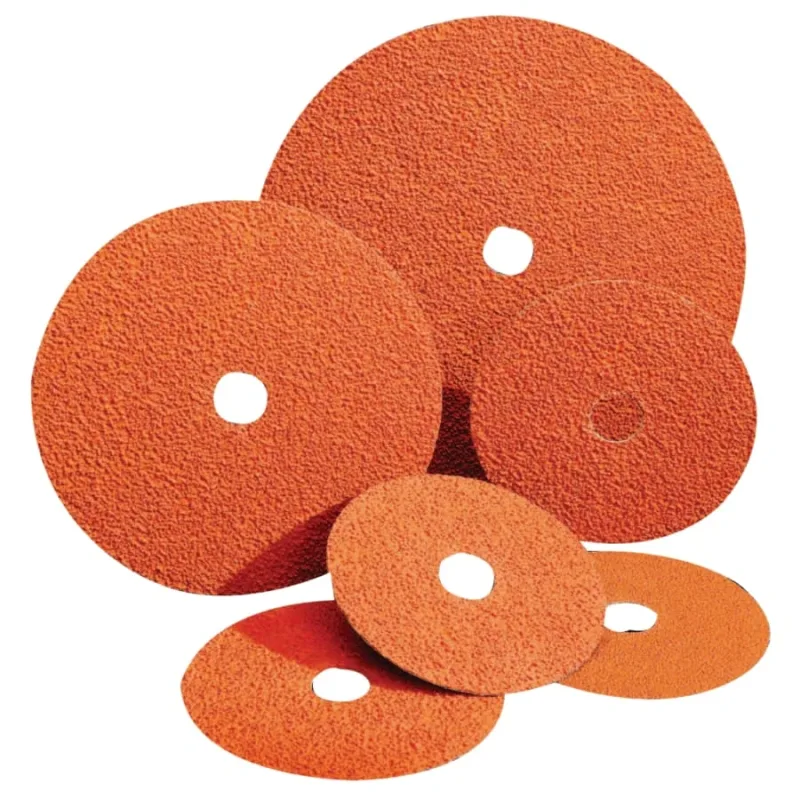 Blaze Coated Fiber Discs, Ceramic, 4 1/2 in Dia., 50 Grit