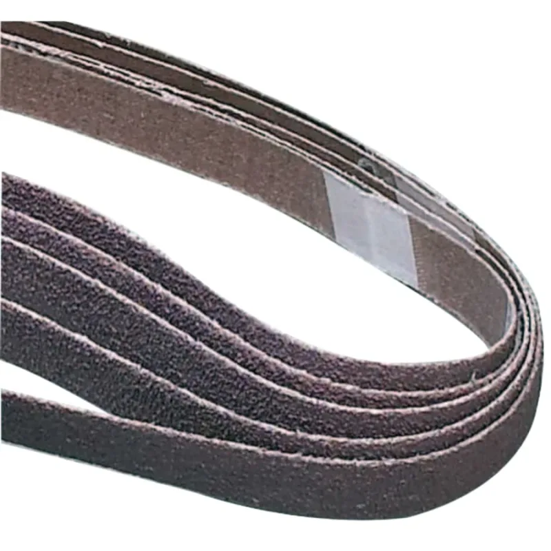 Metalite File Belts, 1/2 in x 12 in, 80, Aluminum Oxide