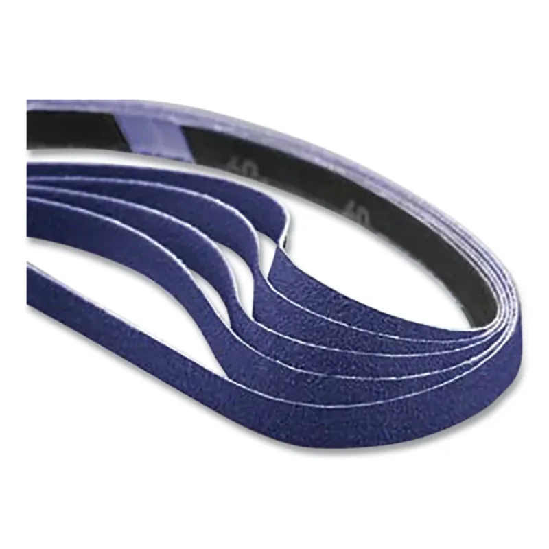 BlueFire® Cloth File Belt, R823P, 1/2 in W x 12 in L, 60 Grit, Zirconia Alumina