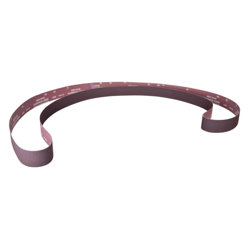 Metalite Narrow Backstand Belts, 3 in x 90 in, 36 Grit, Aluminum Oxide