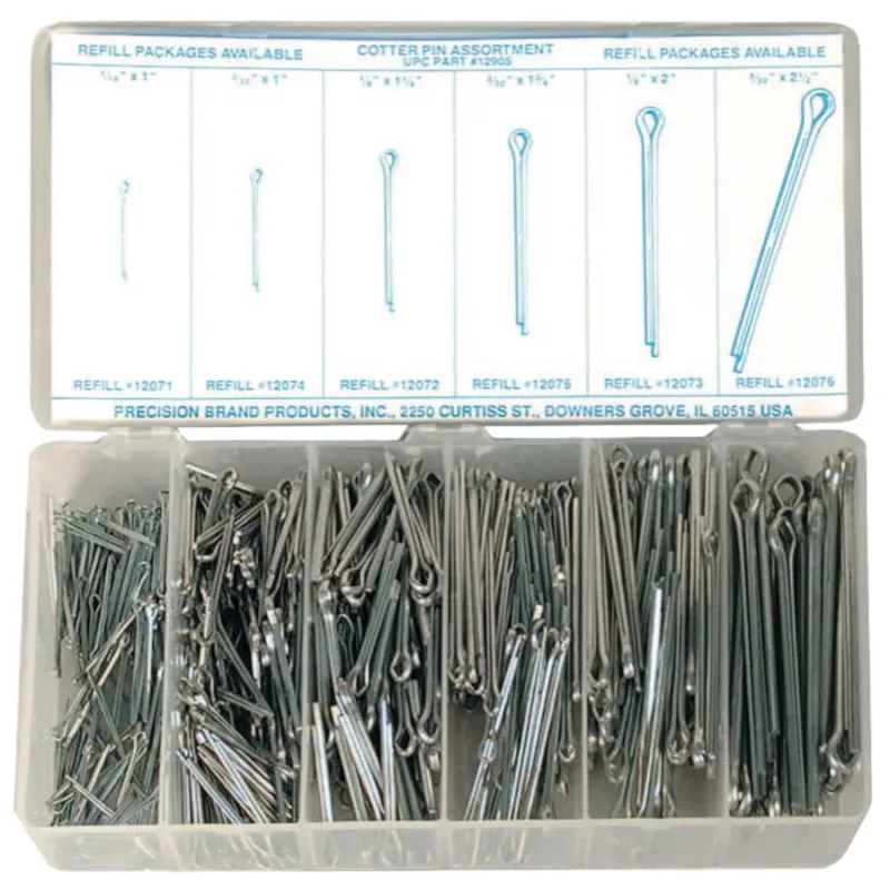 Cotter Pin Assortments, Steel