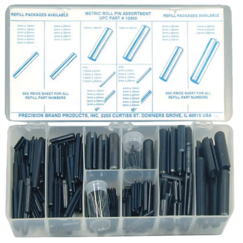 Roll Pin Assortments, Spring Steel
