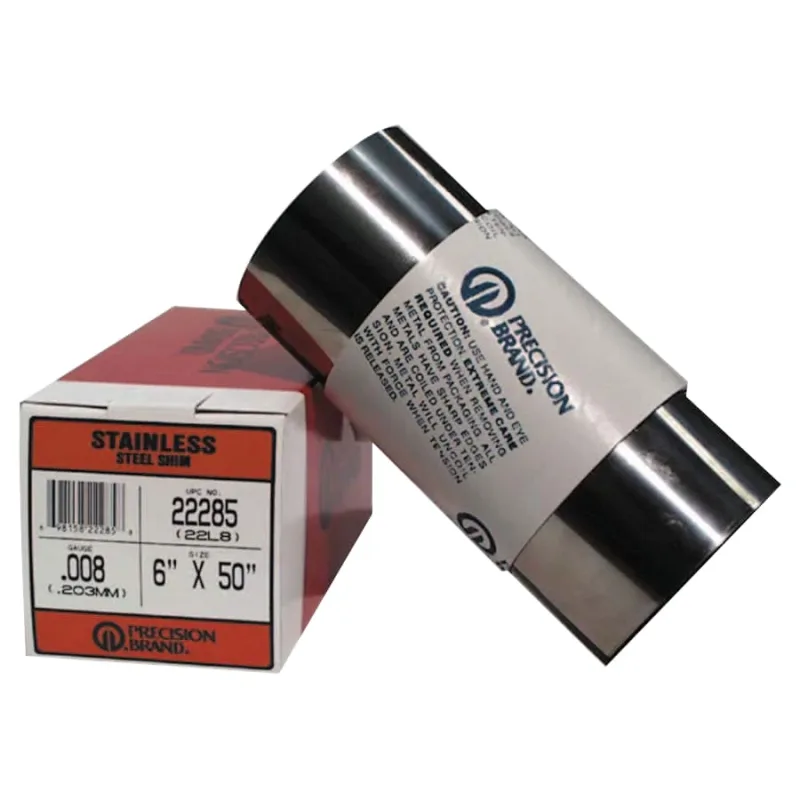 Stainless Steel Shim Stock Rolls, 0.03 mm, 302, 0.3 mm x 1.25 m x 150 mm
