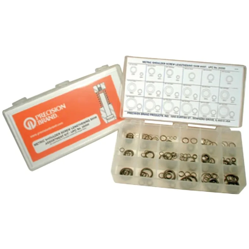 Lengthening Shim Assortments, 4.95 ID, 5.96 OD - 15.50 ID, 19.93mm OD, 330/Set