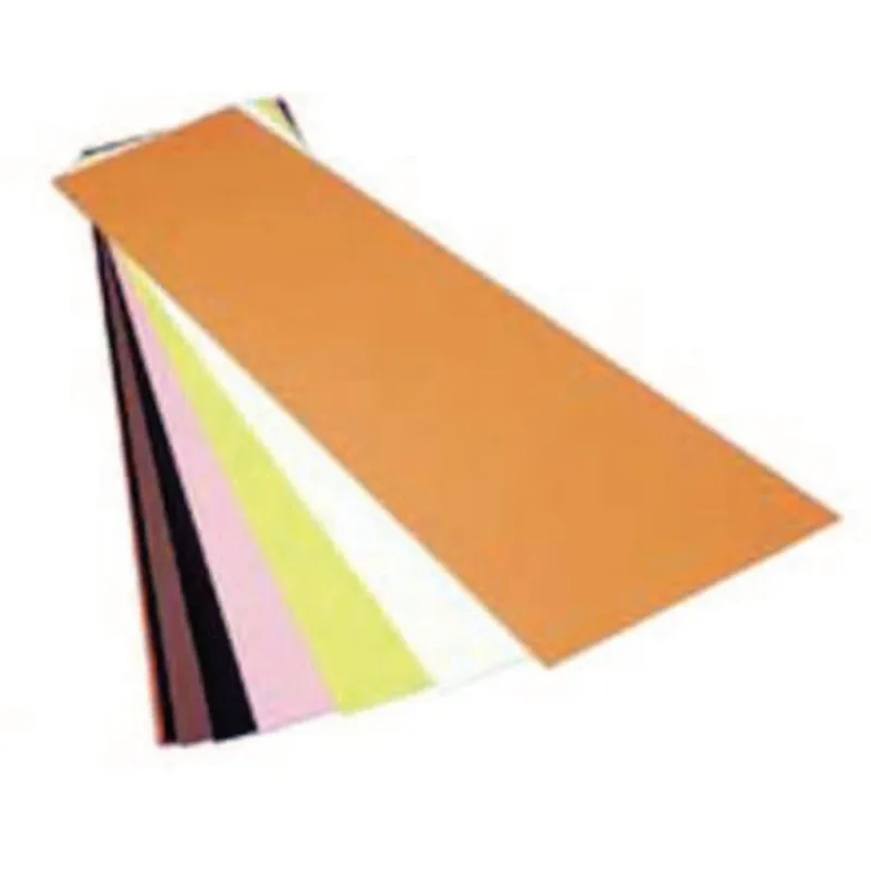 Color Coded Shims, 0.05, Polyester, 0.0015" x 20" x 5
