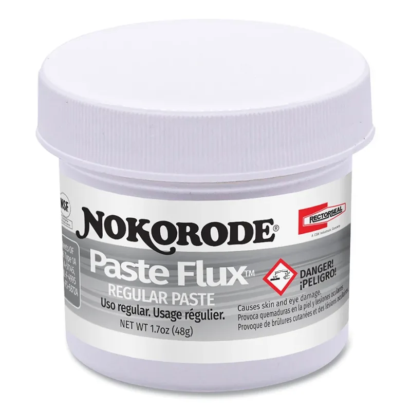 NOKORODE Regular Paste Flux, 1.7 oz, Tan, Jar