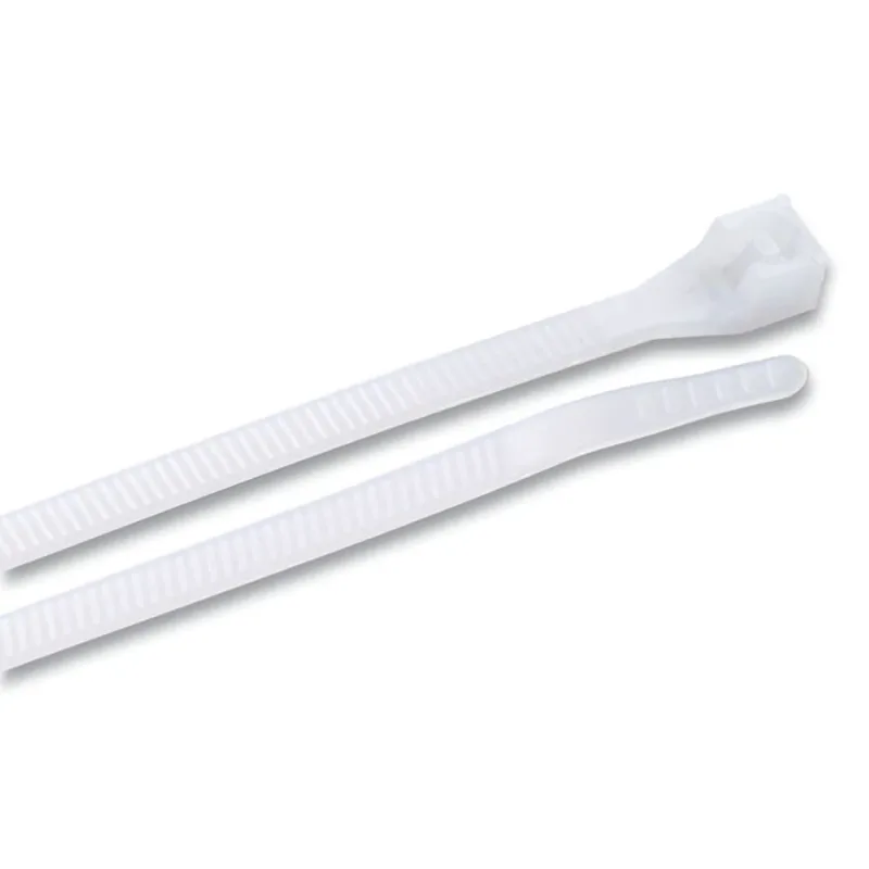 Standard Cable Tie, 18 lbs, 8 in L, Natural