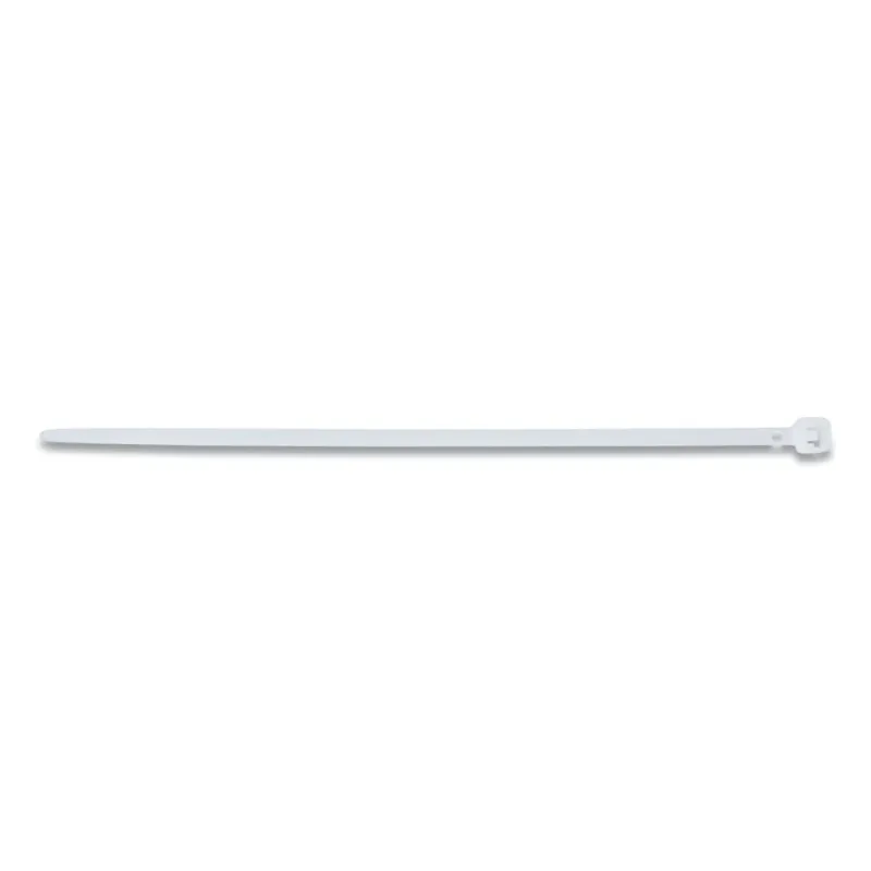 Miniature Cable Ties, 18 lb Tensile Strength, 4 in L, Natural, 100/Bag