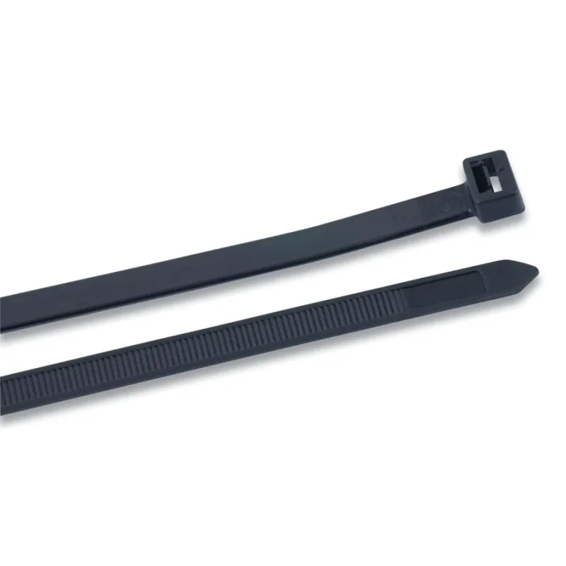 Heavy-Duty Cable Ties, 175 lb Tensile Strength, 24 in L, Ultraviolet Black, 50/Bag