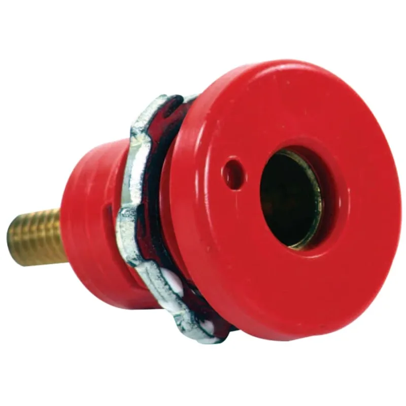 Cam-Lok® F Series Connector, FeMale Plug, #4-#8 Capacity, Red