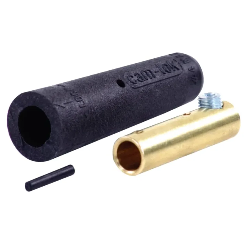 Cam-Lok® F Series Connector, Female Plug, #4-#8 Capacity, Black