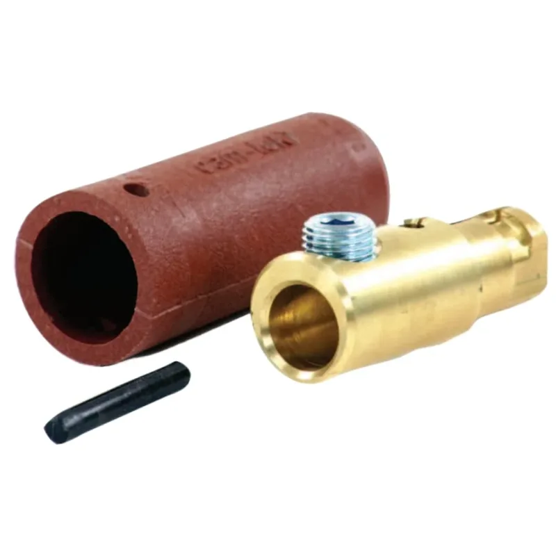 Cam-Lok® F Series Connector, Male, 1/0-3/0 Capacity, Red