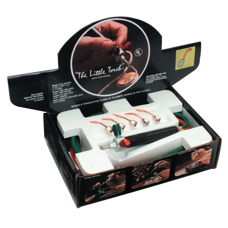 The Little Torch Brazing Torches, Hobby/Jewelry Outfit, 11-1101C torch; Tips