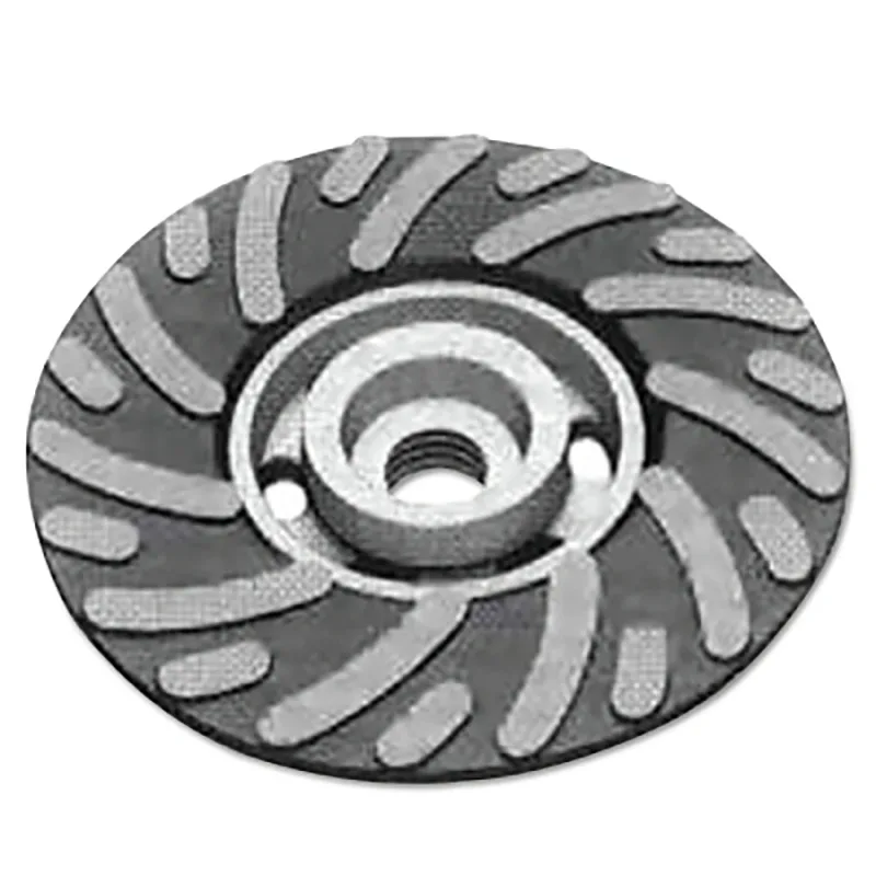 Smooth Bore Backing Pad, 11,000 rpm, 4 1/2 in x 5/8 in, Medium