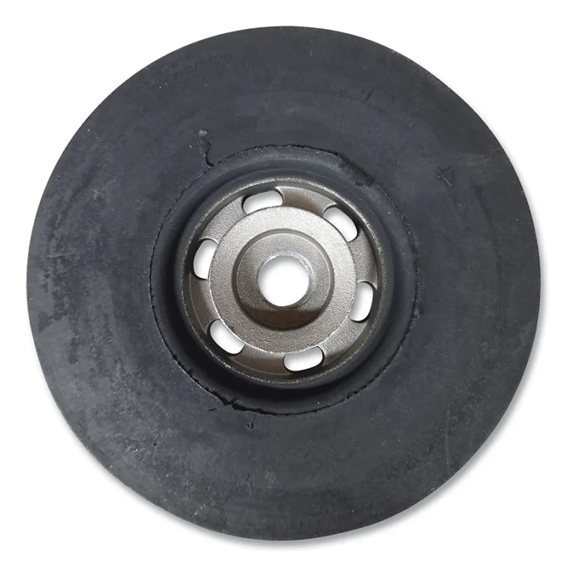 Smooth Face Backing Pad, 5 in dia, Medium, 10,000 Max RPM