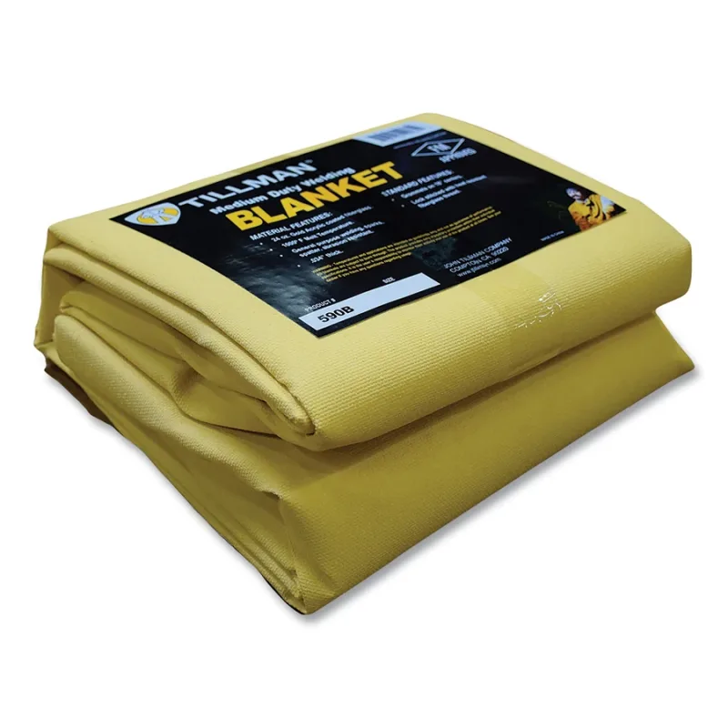 ArcDefender Welding Blanket, 590B Vertical Plane, 24 oz Acrylic Coated Fiberglass, 6 ft x 6 ft, Gold