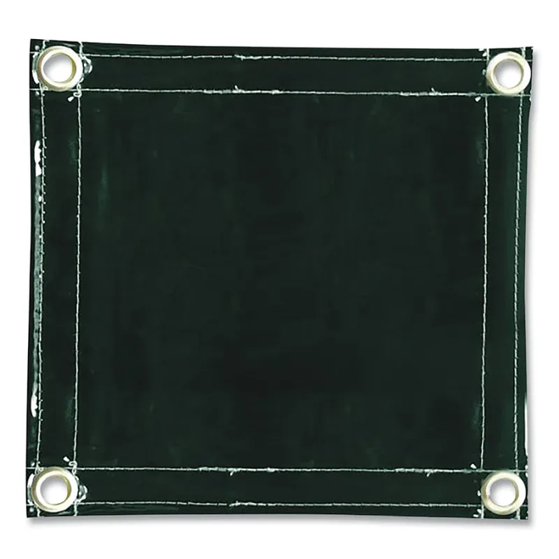 ArcShield® Welding Curtain, 602, 6 ft x 8 ft, 14 mil Transparent Vinyl, Green