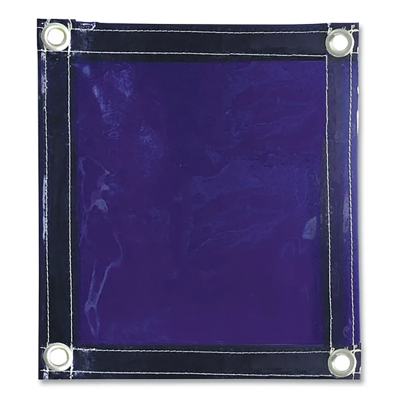 ArcShield® Welding Curtain, 604, 6 ft x 6 ft, 14 mil Transparent Vinyl, Blue