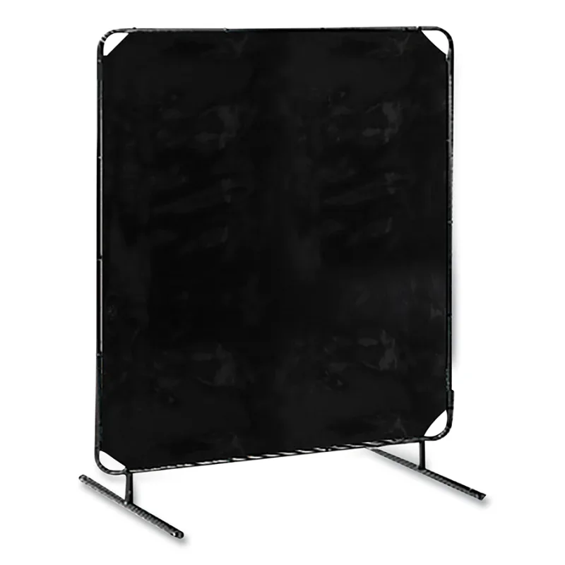 ArcShield® Portable Welding Screen, 6 ft x 10 ft, 14 mil Vinyl/Tubular Steel Fr, Shade 8 Transparent/BLK Fr, 1 Panel