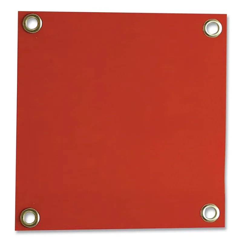 ArcShield® Replacement Welding Curtain, 623, 6 ft x 8 ft, 40 mil Transparent Vinyl, Orange