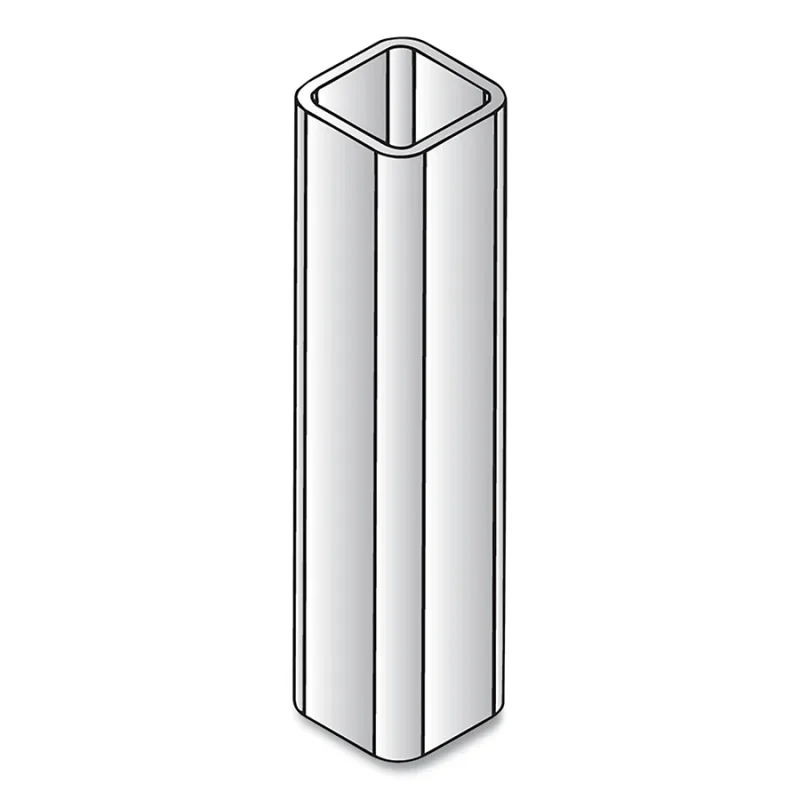 Track Mounted Rolling Curtain System, 1.25 in W x 7 ft L, Metallic, Galv Steel, Column, Floor Mount