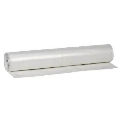 Poly-Cover® Plastic Sheeting, 10 mil, 20 ft W x 100, Clear