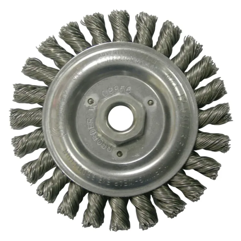 Roughneck® Stringer Bead Wheel, 6 in dia x 3/16 in Face W x 5/8 in-11 UNC x 0.020 in, 12500 RPM, 1 EA/EA