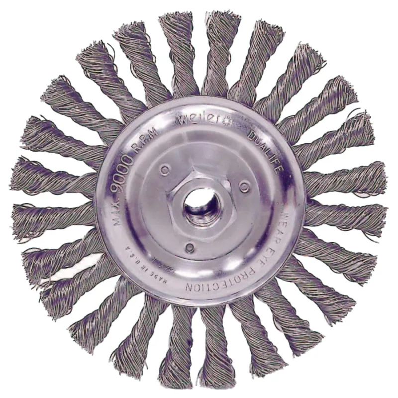 Roughneck Stringer Bead Wheel, 6 in Dia, 1 1/2 in Trim, .023 in Wire