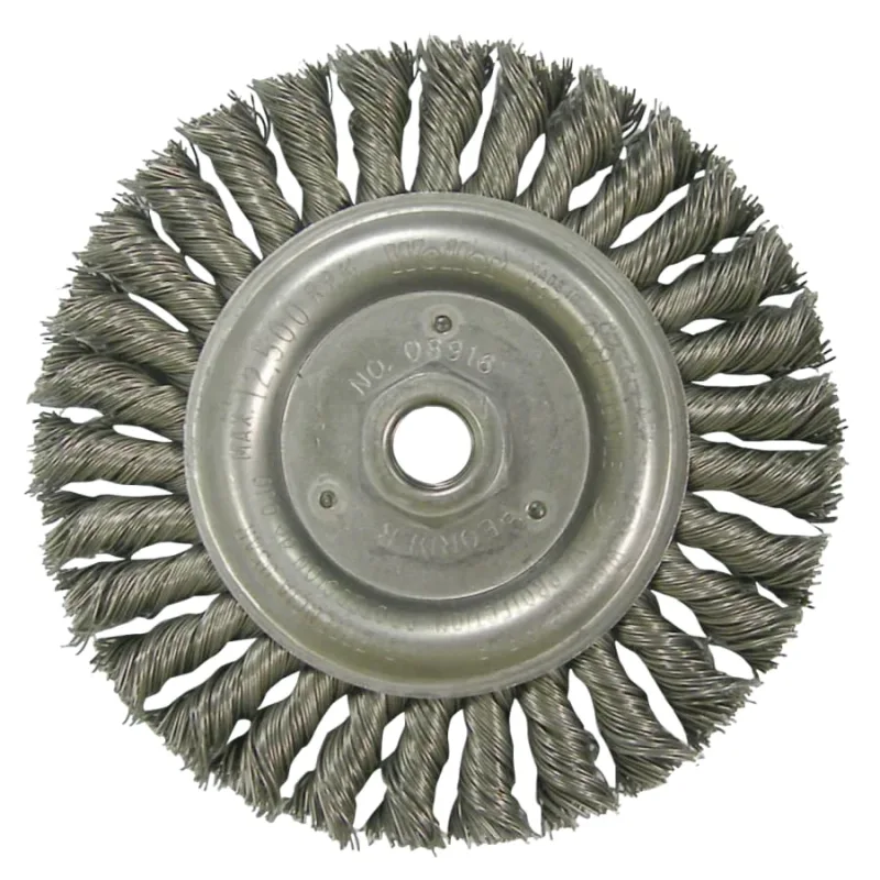 Roughneck® Stringer Bead Wheel, 6 in dia x 1/2 in Face W x 5/8 in-11 UNC x 0.023 in, 12500 RPM, 1 EA/EA