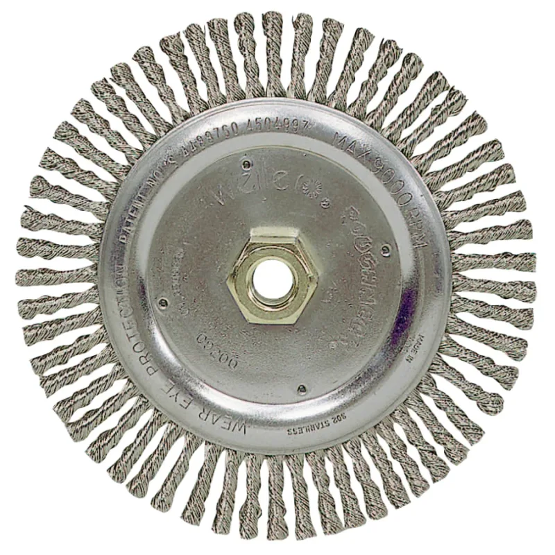Roughneck® Stringer Bead Wheel, 7 in dia x 3/16 in Face W x 5/8 in-11 UNC x 0.020 in, 9000 RPM, 1 EA/EA