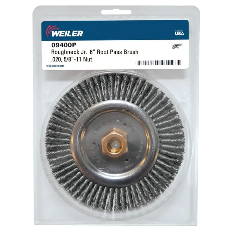 Roughneck® Stringer Bead Wheel, 6 in dia x 3/16 in Face W x 5/8 in-11 UNC x 0.020 in, 12500 RPM, 5 EA/CT