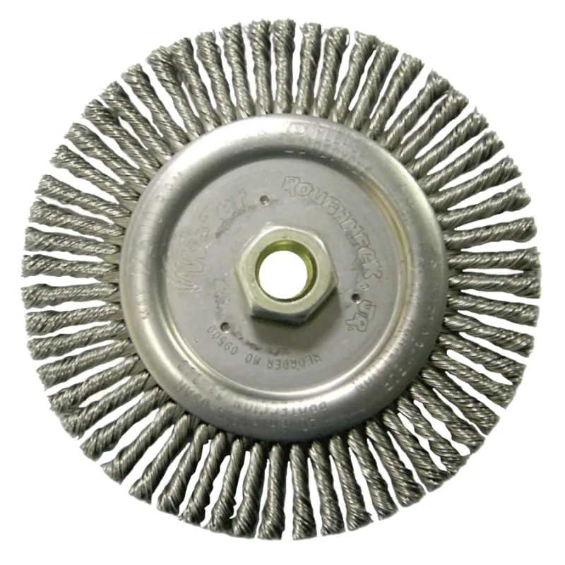 Roughneck® Stringer Bead Wheel, 6 in dia x 3/16 in Face W x 5/8 in-11 UNC x 0.020 in, 12500 RPM, 1 EA/EA