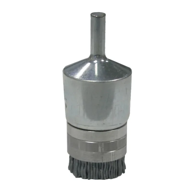 1/2 in Banded Nylox End Brush, 0.022/320SC Crimped Fill