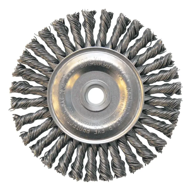 Roughneck® Stringer Bead Wheel, 4 in D x 3/16 in W, .02 Steel, 1/2-3/8 Arbor
