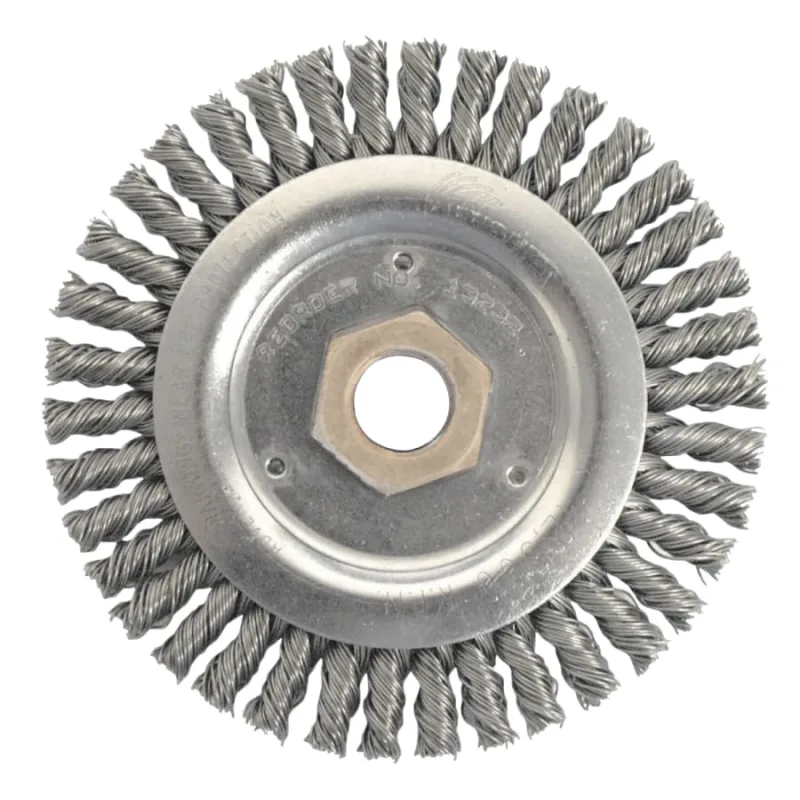 Roughneck® Stringer Bead Wheel, 4-1/2 in dia x 3/16 in Face W x 5/8 in-11 UNC x 0.020 in, 15000 RPM, 5 EA/CT