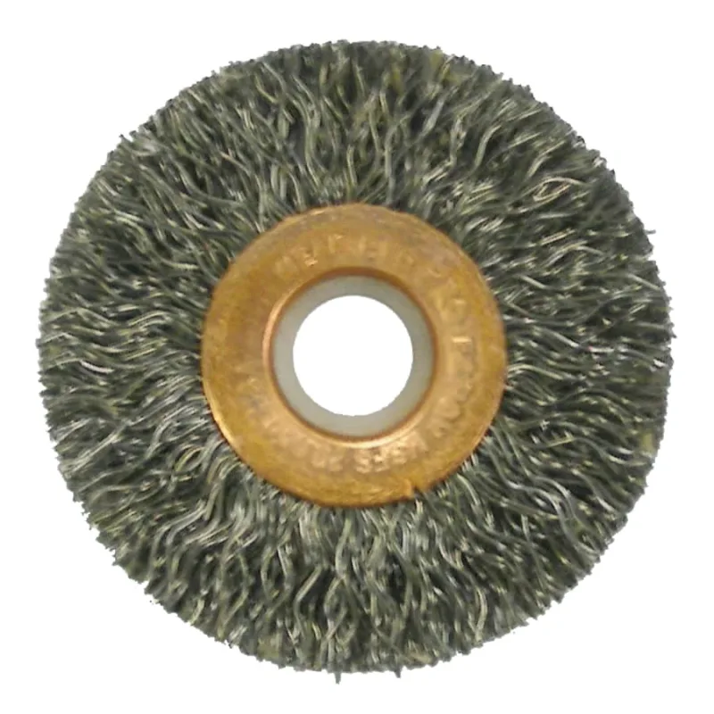 Copper Center™ Wire Wheel, 2 in D x 3/8 in W, .014 in Steel Wire, 20,000 rpm