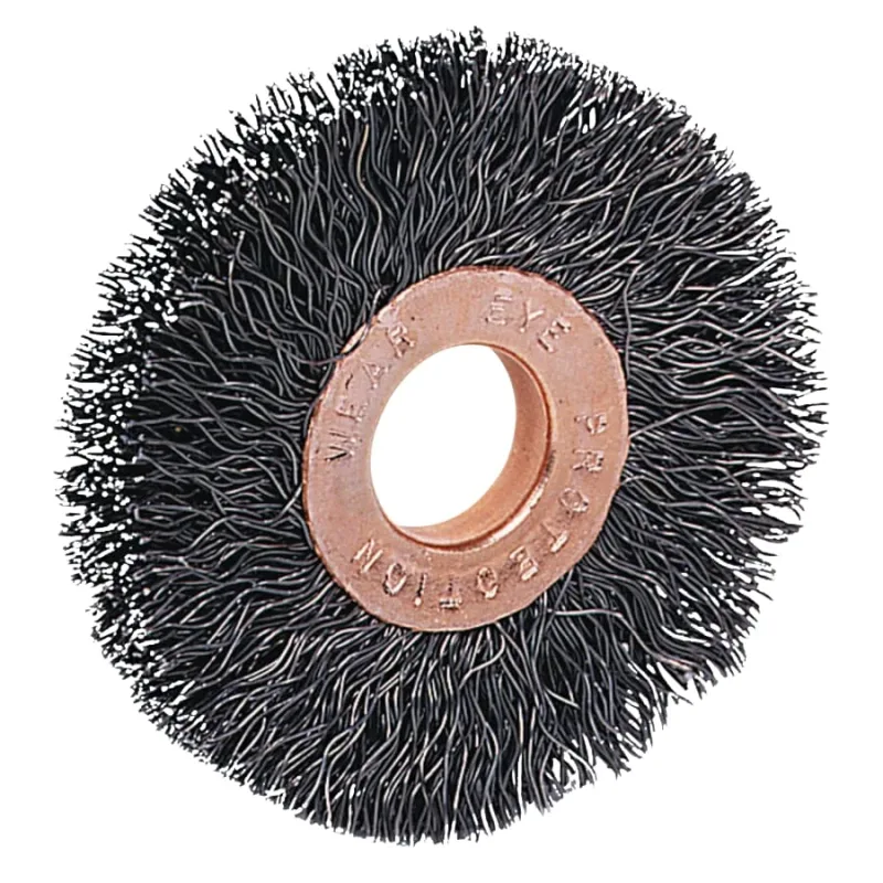 Copper Center™ Wire Wheel, 3 in D x 5/8 in W, .008 in Steel Wire, 20,000 rpm