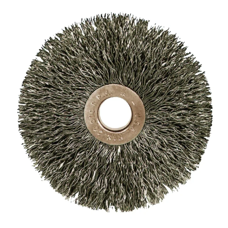 Copper Center™ Small Diameter Wire Wheel, 3 in D, .008 Steel Wire