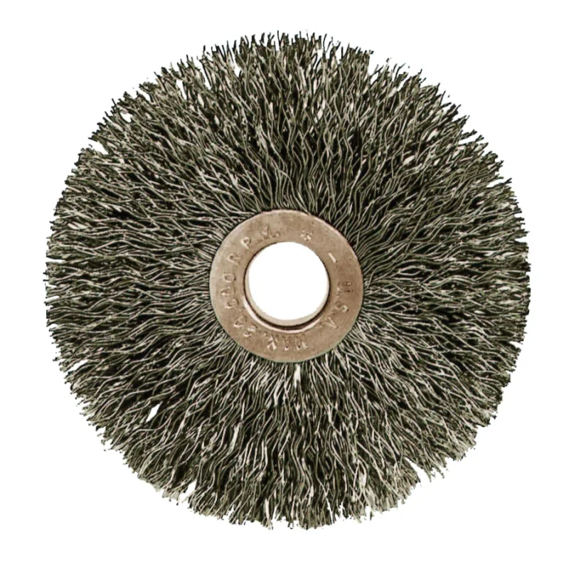 Copper Center™ Small Diameter Wire Wheel, 1 in D, .005 in Stainless Steel