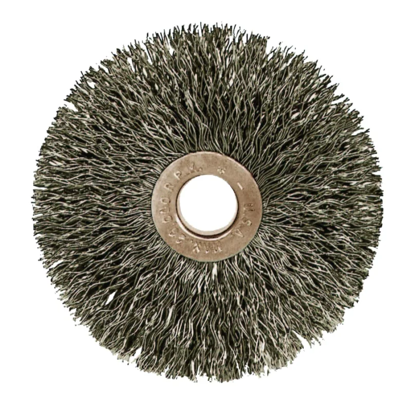 Copper Center™ Small Diameter Wire Wheel, 2 in D, .005 in Stainless Steel