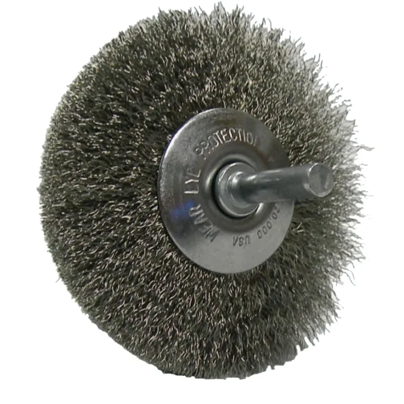 Narrow Face Concave Wire Wheel, 1 1/2 in D