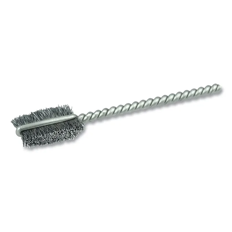 Burrite Power Tube Brush, 3/8 in dia, Stainless Steel, 2000 RPM
