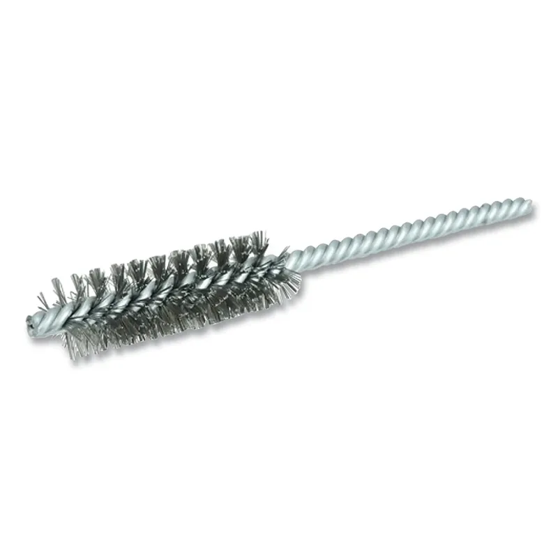 Double-Spiral Double-Stem Power Tube Brush, Steel, 5/8 in dia, Vending