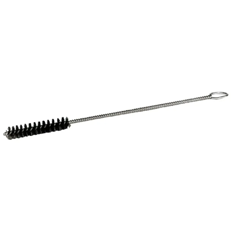 Single-Spiral Single-Stem Power Tube Brush, 1-1/4 in, .0104 SS, 2-1/2 in B.L. (DS-1-1
