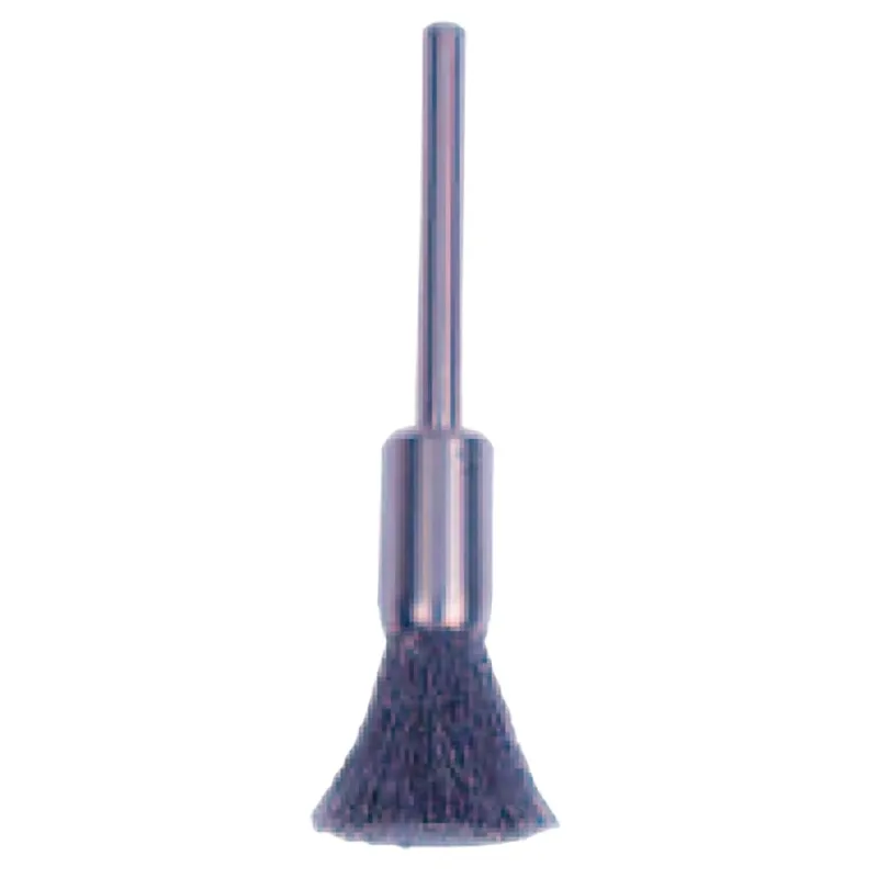 1/4 in Miniature Wire End Brush, 0.005 in Steel Fill, 1/8 in Stem